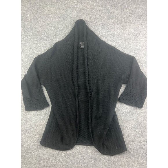 Nomadic Traders Open Cardigan Women's Large Black Open Knit Sweater - Picture 1 of 7